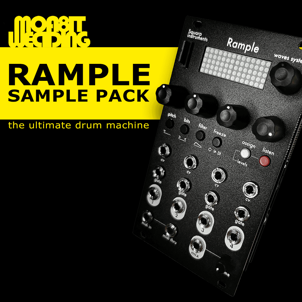 Cover of the Squarp Rample Sample Pack the Ultimate Drum Machine.
