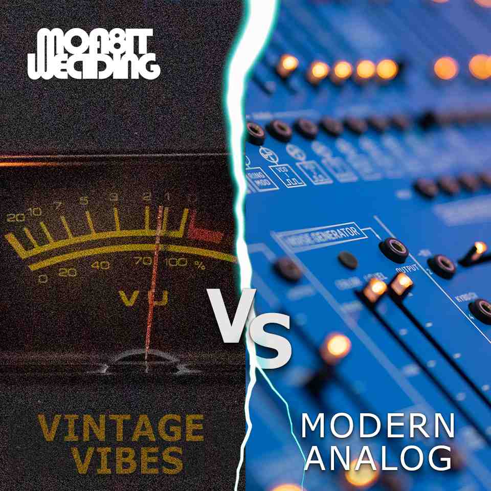 Cover image of the sample pack Vintage Vibes vs Modern Analog cover.